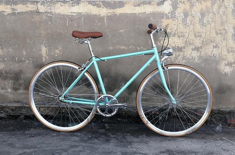 奥凯英式复古自行车mettler/梅勒 复古自行车英伦老式怀旧男女款电镀