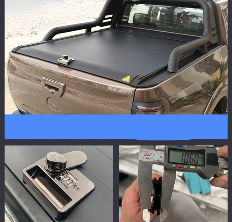 适用于福特猛禽f150改装定制后备箱盖道奇皮卡f350货箱盖后箱盖配件