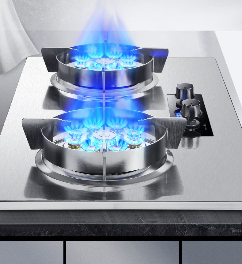 中燃宝燃气灶 天然气家用燃气灶双灶大火力九腔猛火节能石油液化气