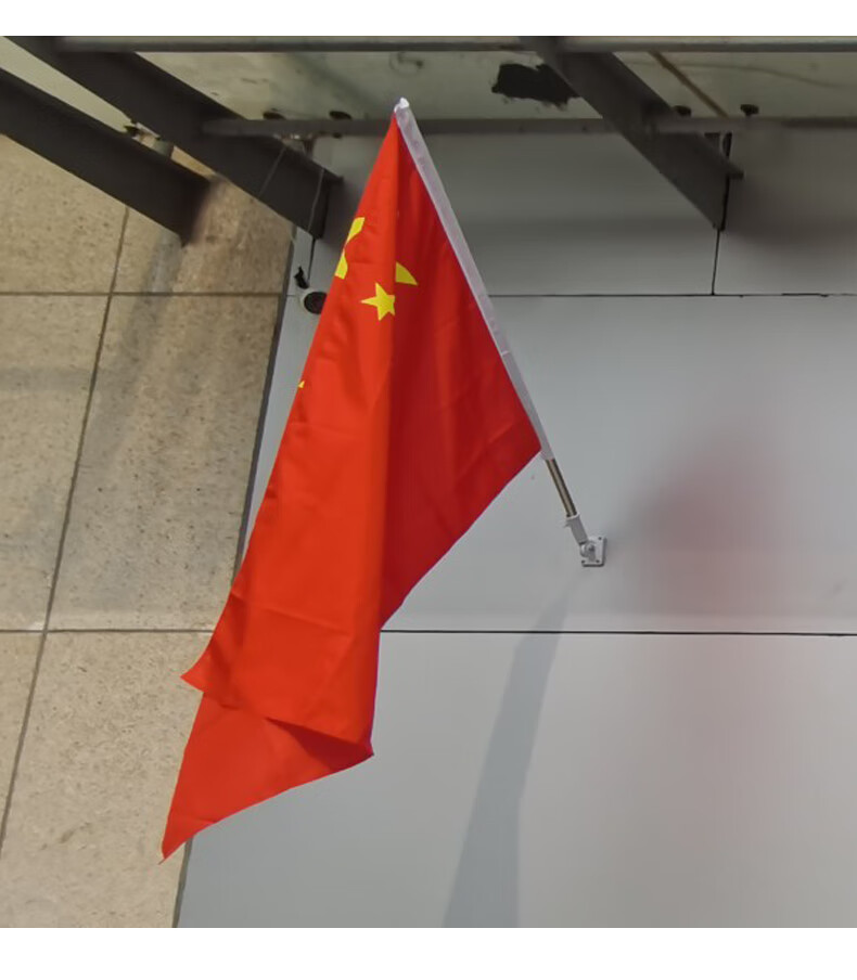 灯杆旗党旗合金旗杆底座4号5号免打孔电线杆路灯旗马