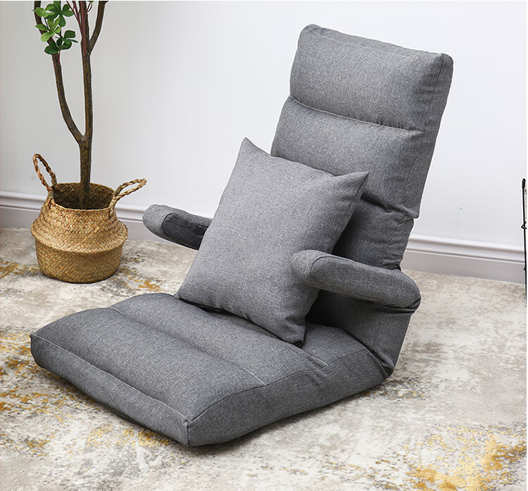 床上椅子懒人沙发床上椅榻榻米靠背椅子卧室宿舍单人椅子飘窗可折叠带