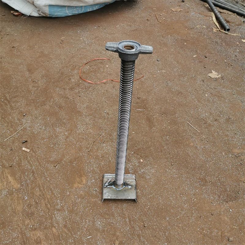 文茸顶托丝杠钢管支撑可调节空心底拖实心上托油托顶丝可定制顶托空心