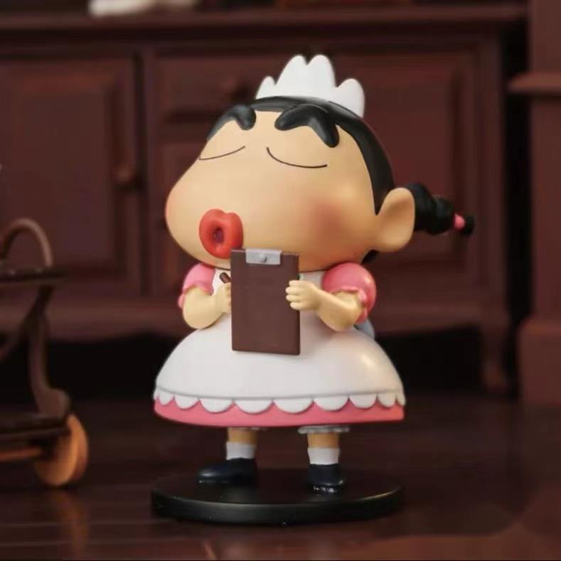 52toys蜡笔小新变装系列盲盒动漫卡通周边可爱潮玩具礼物 沙滩装(拆盒
