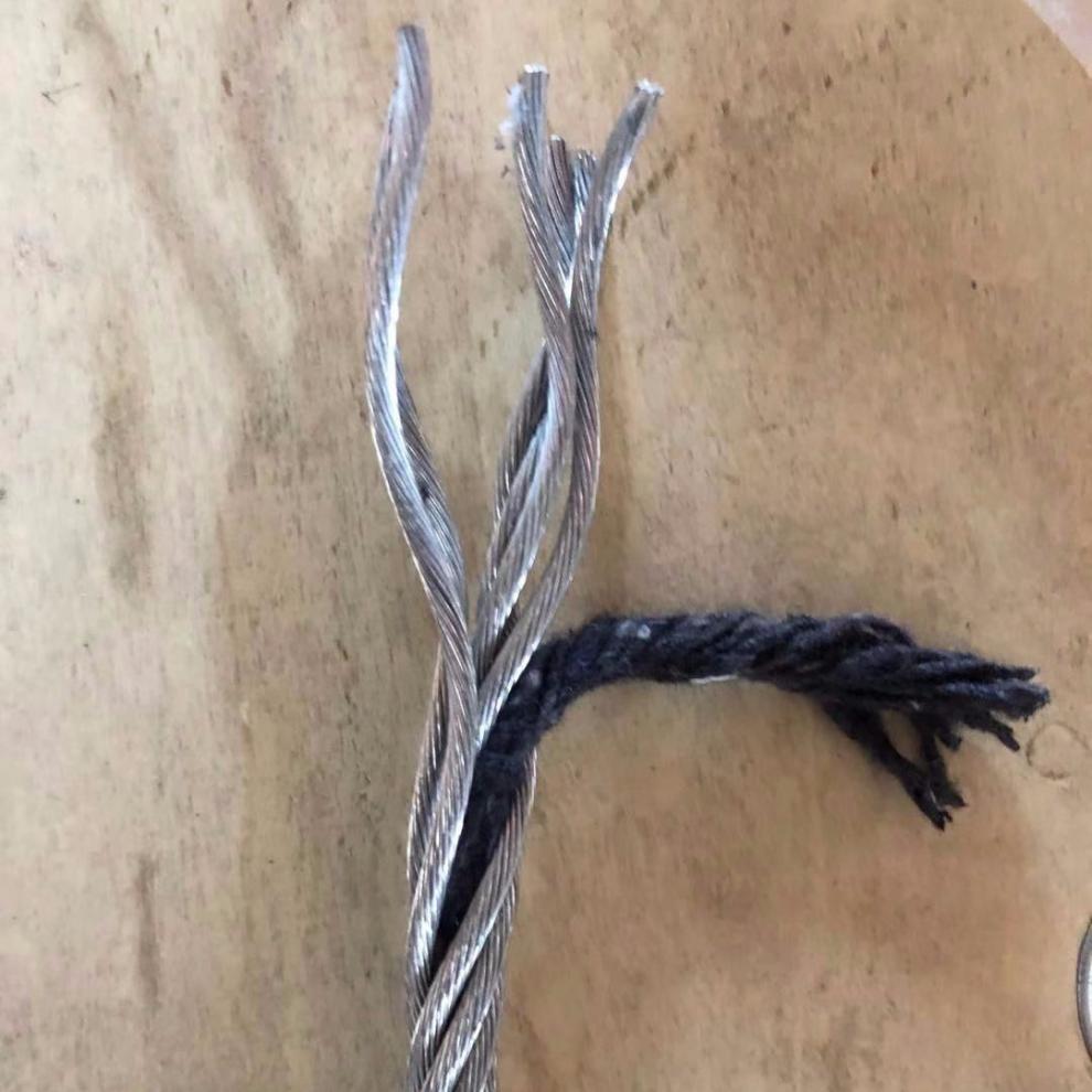 镀锌钢丝绳3mm-10mm捆绑用钢丝绳生命线安全绳装饰拉线用钢丝绳 6*7