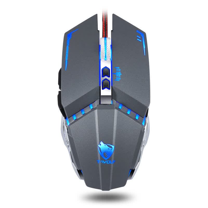 宏鼠标同款ch)同款有线发光电脑游戏吃鸡cf鼠标一键瞬狙绝地求生逆战