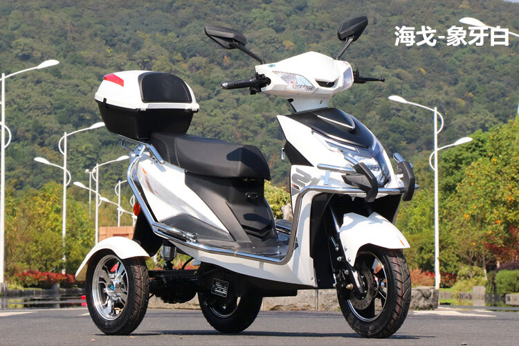 电瓶车电动三轮车96v海戈电动三轮车家用小型代步男女式新款电瓶车