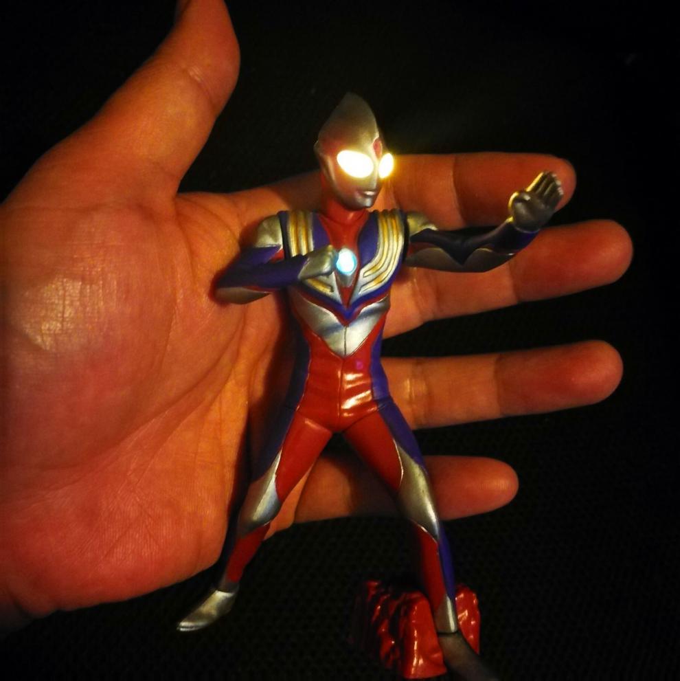 迪迦奥特曼发光人偶扭蛋摆件银河捷德赛罗雷欧盖亚捷时越 扭蛋 泰罗