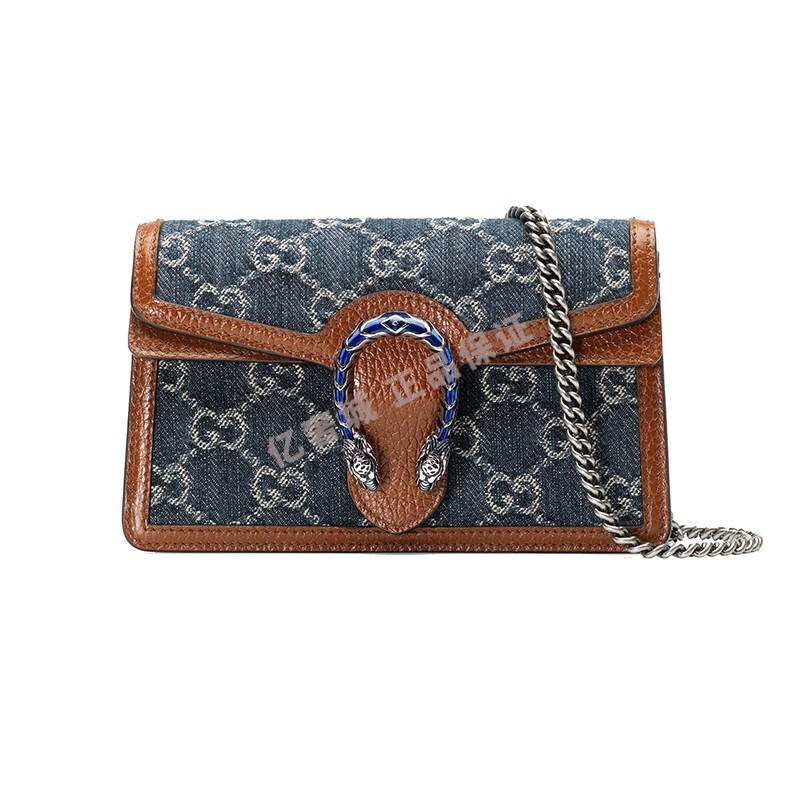 【正品鉴定】gucci古驰古奇女士dionysus系列皮革迷你手袋单肩酒神包