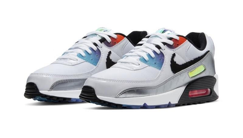 airmax90气垫增高鞋缓震电玩网面男女鞋透气情侣鞋休闲运动跑步鞋won