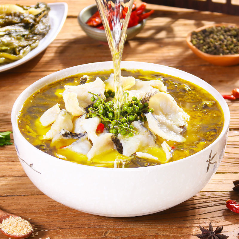 618促销安井冻品先生金汤老坛酸菜鱼半成品懒人菜快手菜黑鱼片预制菜