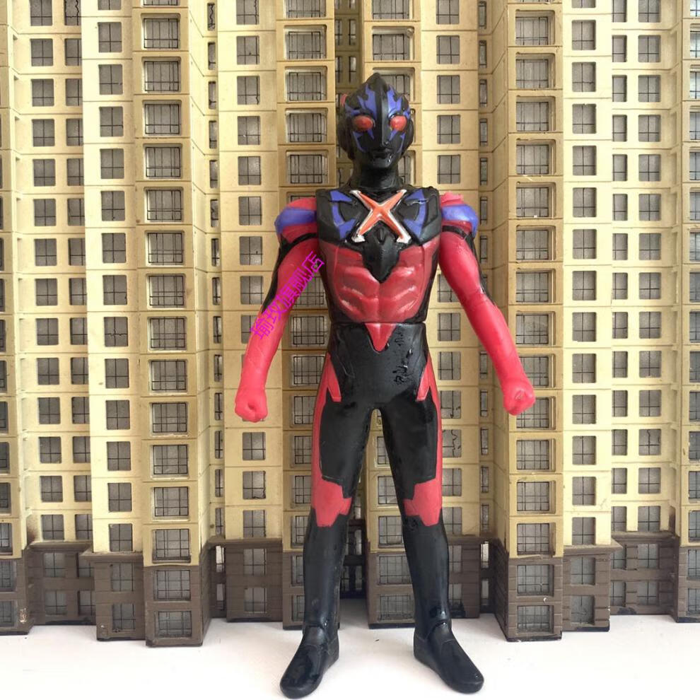 艾克斯奥特曼软胶人偶玩具战士闪光玩偶对战怪兽哥莫拉雷德王杰顿黑暗