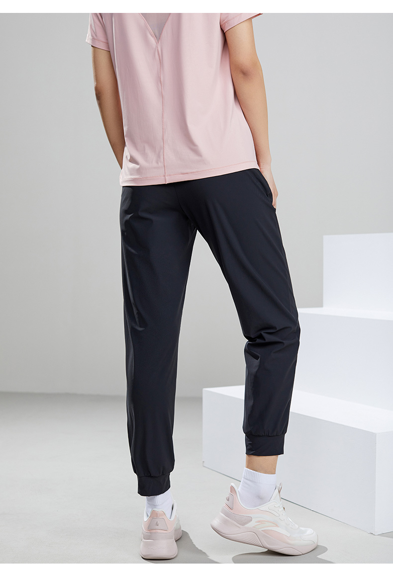 冰丝系列安踏运动长裤女夏针织冰丝长裤薄款休闲运动裤官方网店