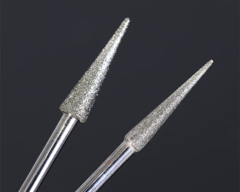 电动玉石翡翠打磨头扩孔针钻孔打孔工具玉雕石雕刻金刚砂钻头d针 琥嘉