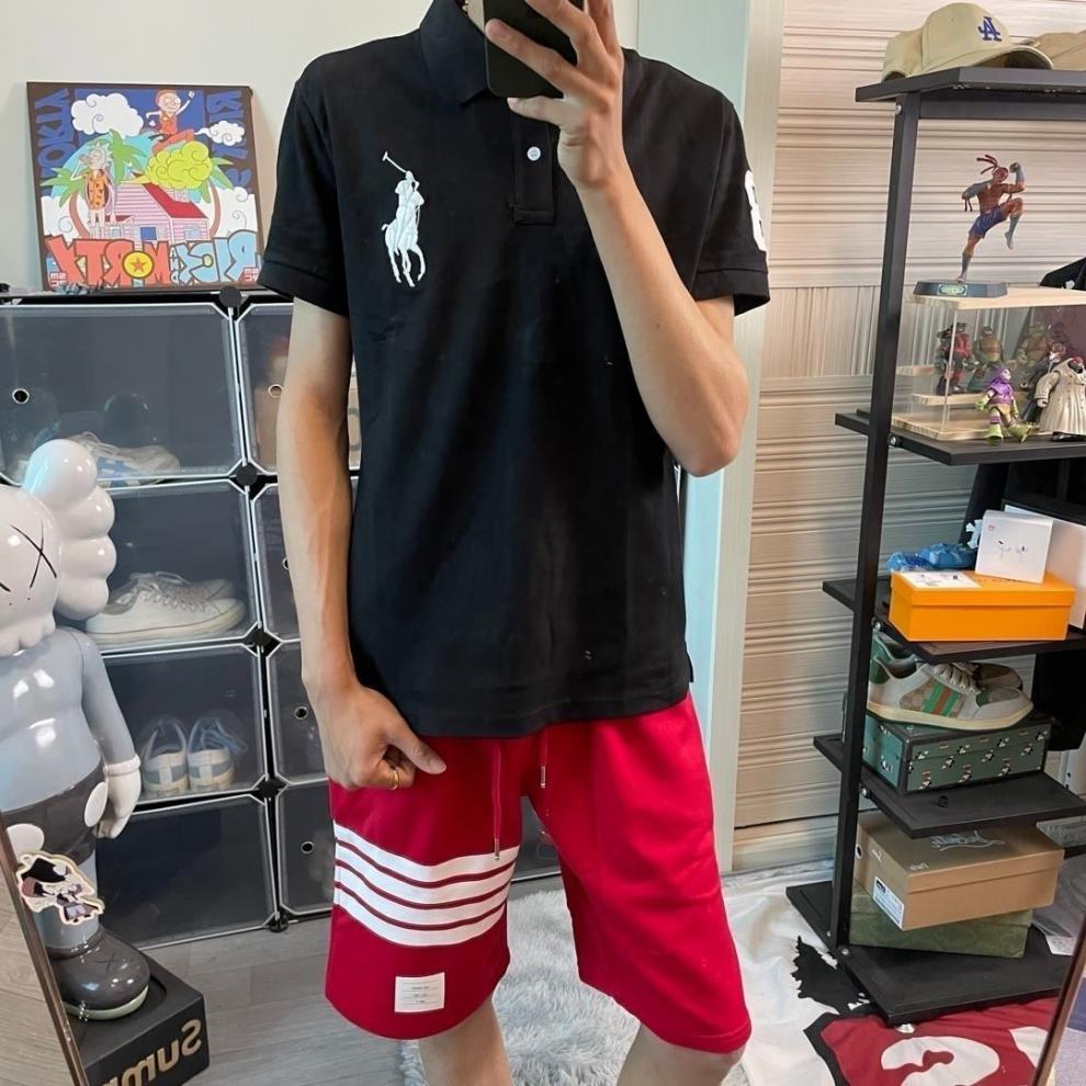 斯立朴夏季快手网红新款战马polo衫半袖精神小伙同款潮牌学生短袖男