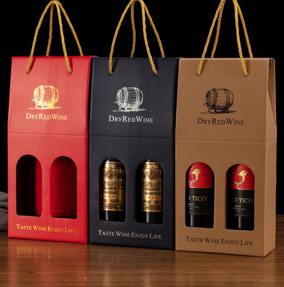 蓼风轩红酒礼盒空盒葡萄酒礼盒定制私人定制红酒礼品酒盒包装空盒定制