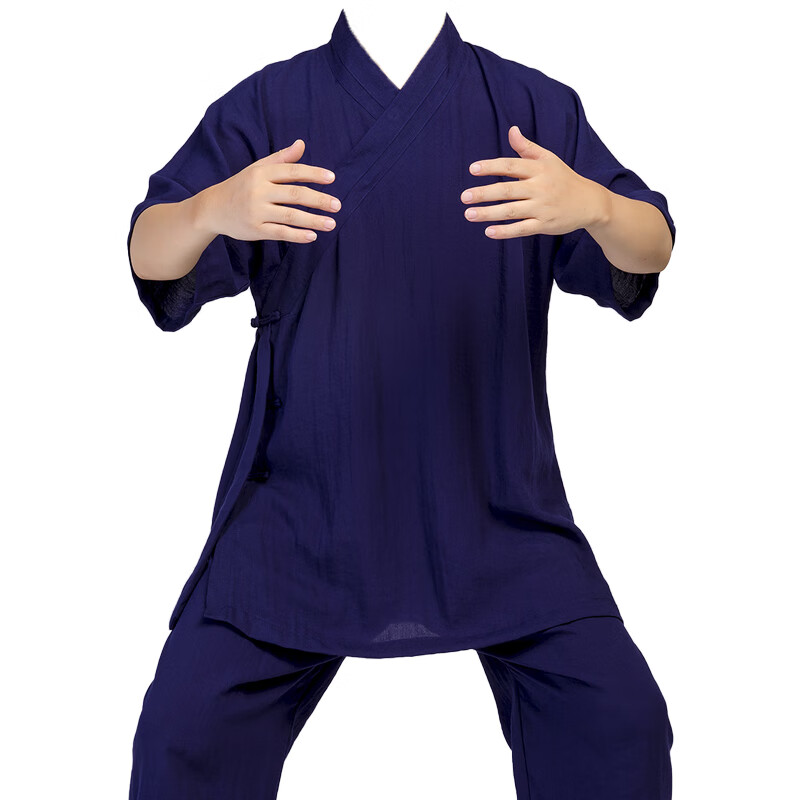 道服武当道袍男道服 夏季太极服中国风男古风改良汉服秋道士服装女