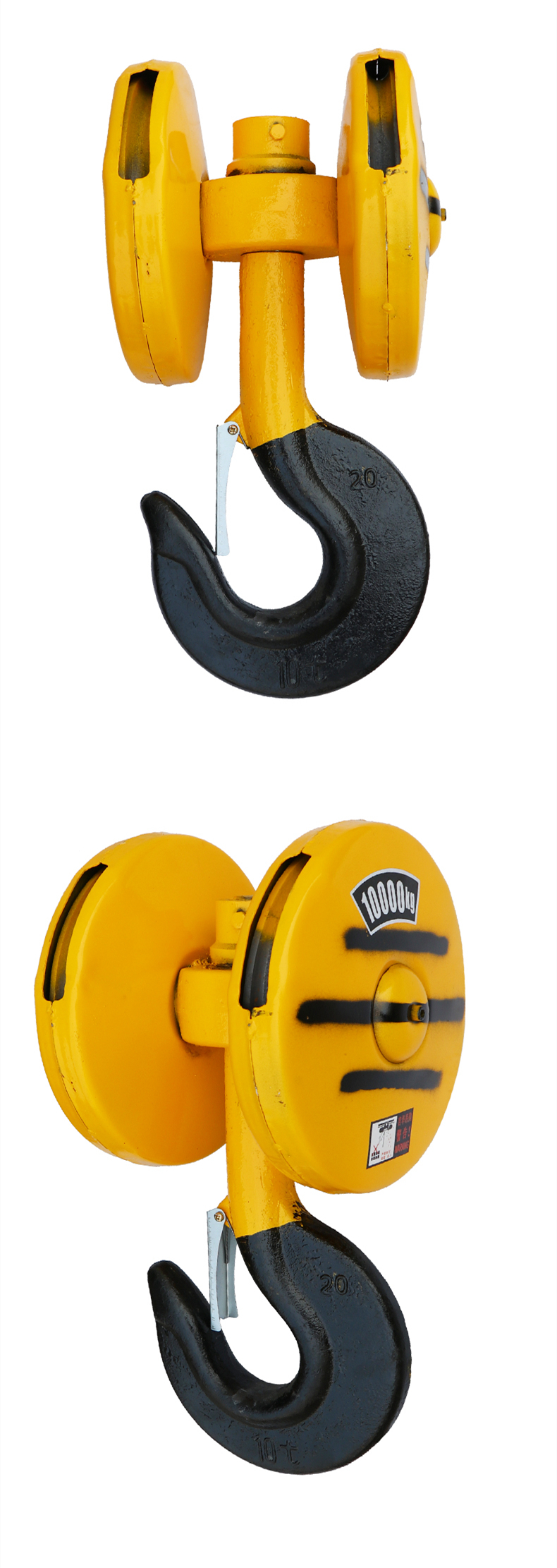 天车行车钢丝绳电动葫芦起重下钩吊钩吊具1235t10t16普通国标下钩05t