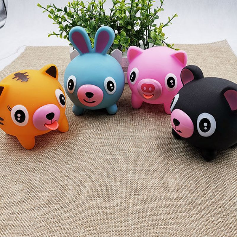 新奇吐舌头发声玩偶公仔创意玩具网红抖音发泄玩具儿童礼品 粉色吐舌