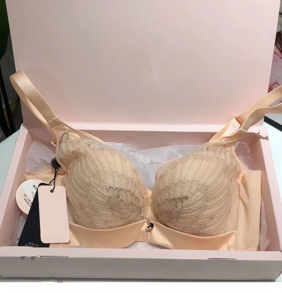 黑天鹅文胸内衣全养护塑型小胸聚拢收副乳薄款胸罩 全养护肤色 70/32