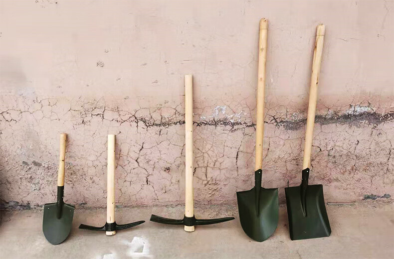 筠蒽鑫户外大铁锹车载应急工兵铲子便携小尖锹多功能