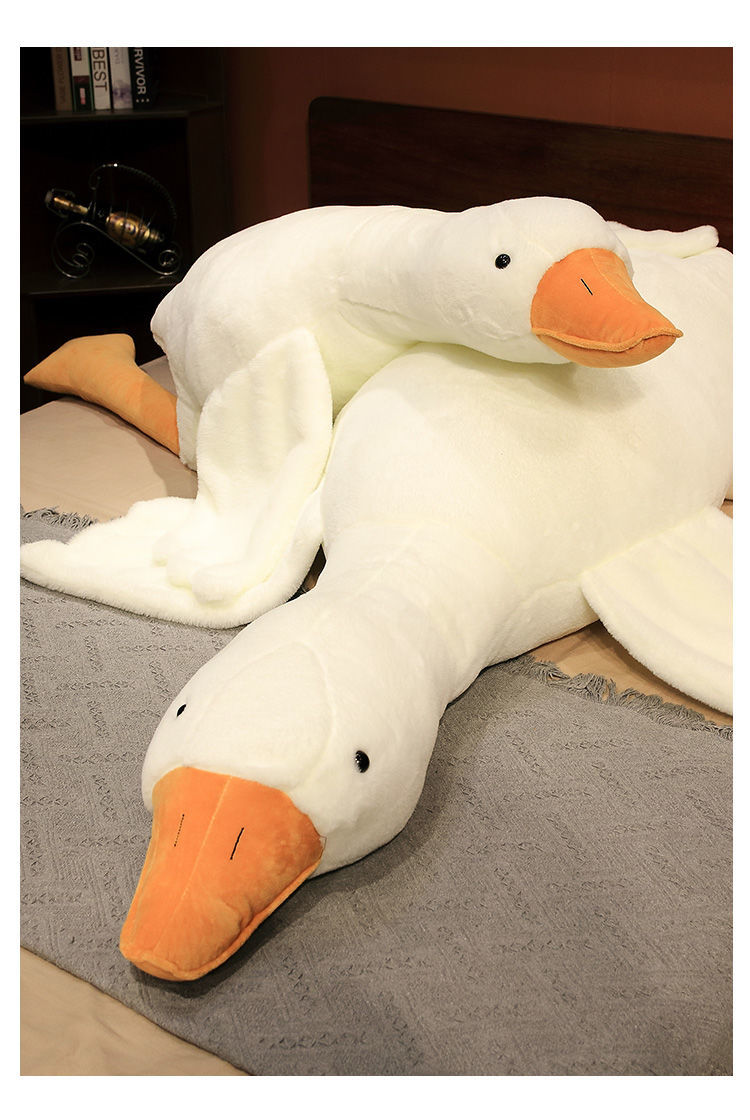 布偶娃娃 大鹅玩偶抱枕毛绒玩具抱睡公仔大白鹅生日礼物女生睡觉夹腿