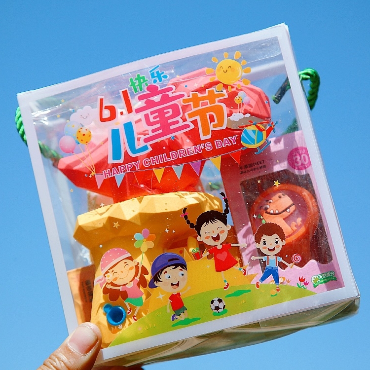 六一儿童节礼物班级小学生全班奖品小朋友玩具伴手礼六一手提袋