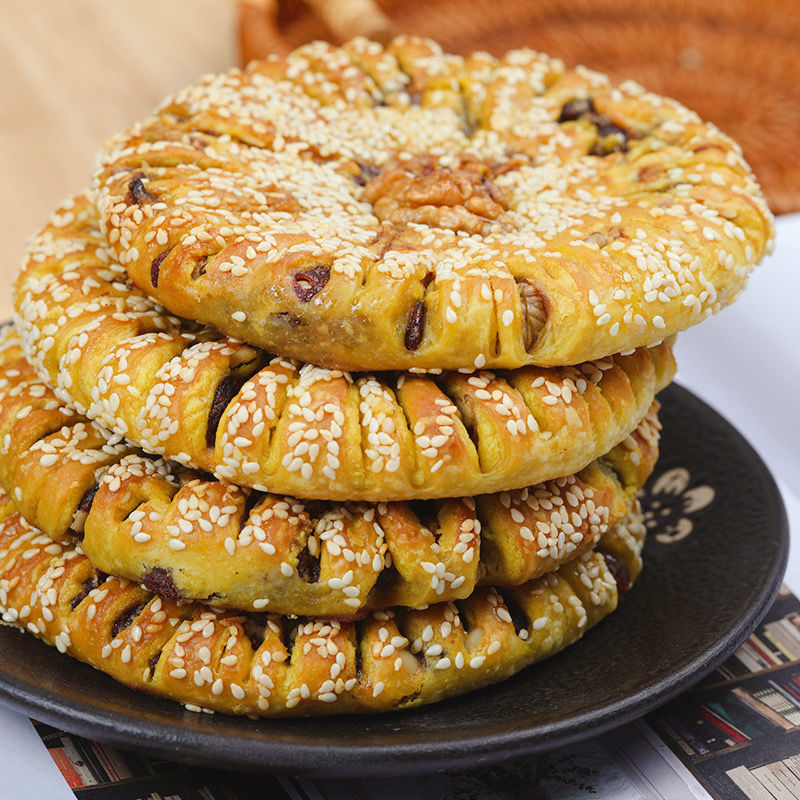 马蹄酥江阴核桃松仁马蹄酥糕点点心糖尿病人零食饼 马蹄酥*4盒【图片