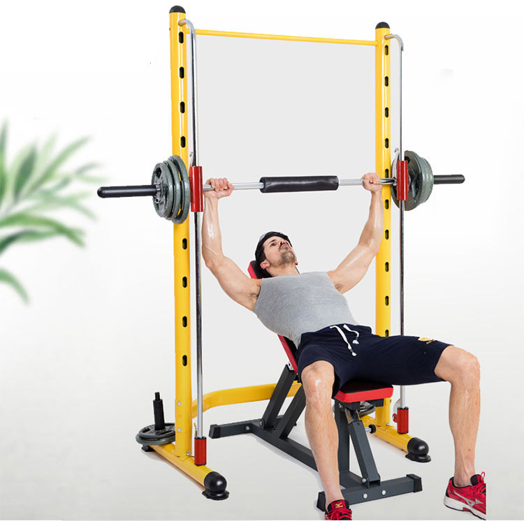 康强同款深蹲架多功能杠铃架安全举重床卧推器运动顺畅不卡顿杠铃套装