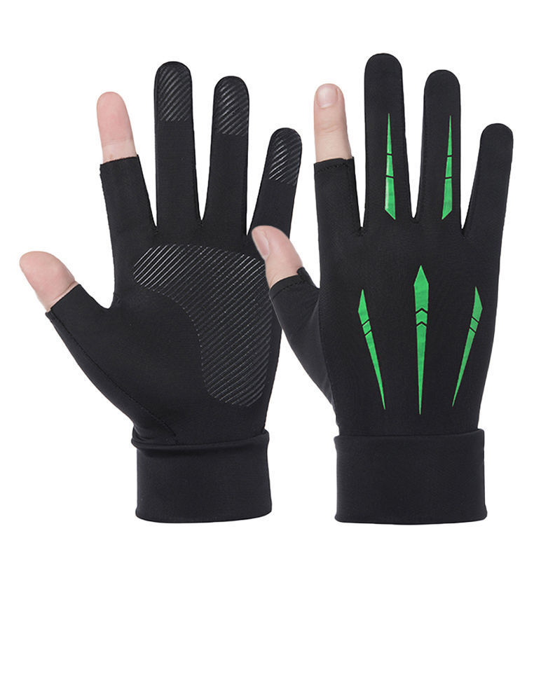 钓鱼专用手套春秋露三指防水防晒透气户外垂钓耐磨速干防滑渔具 钓鱼