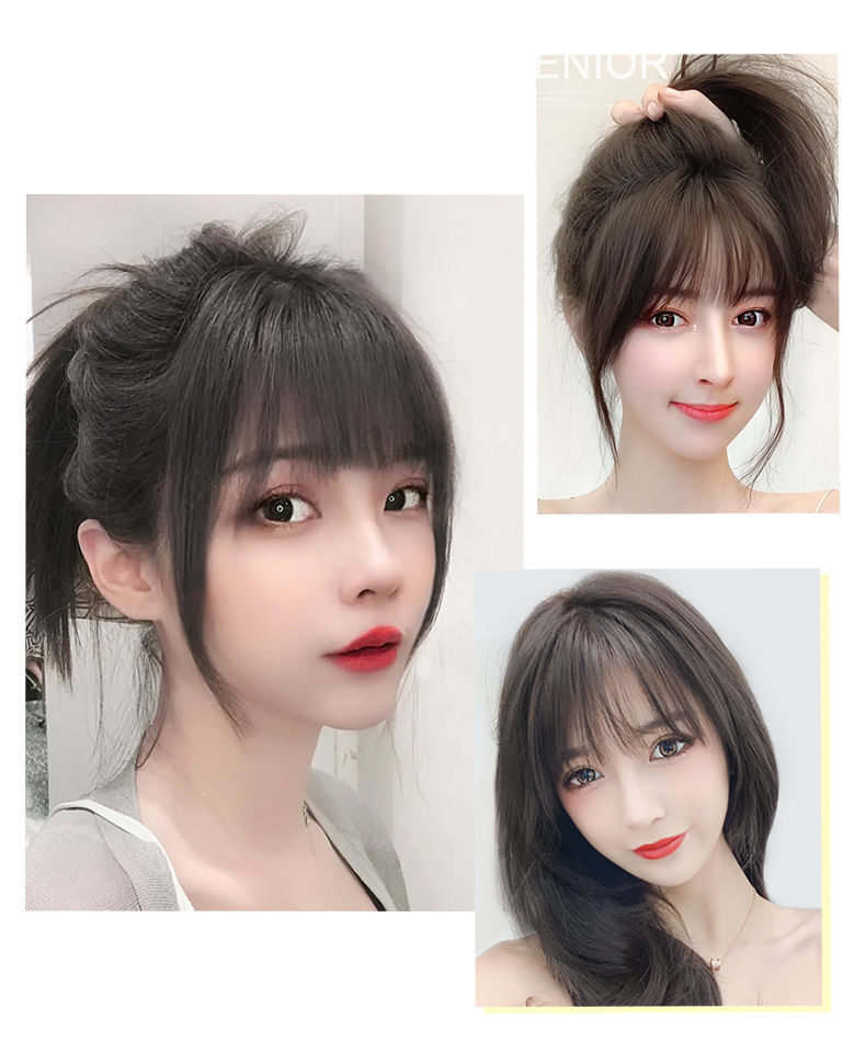 自然色 【甜美可爱】3d法式空气刘海【图片 价格 品牌 报价】-京东