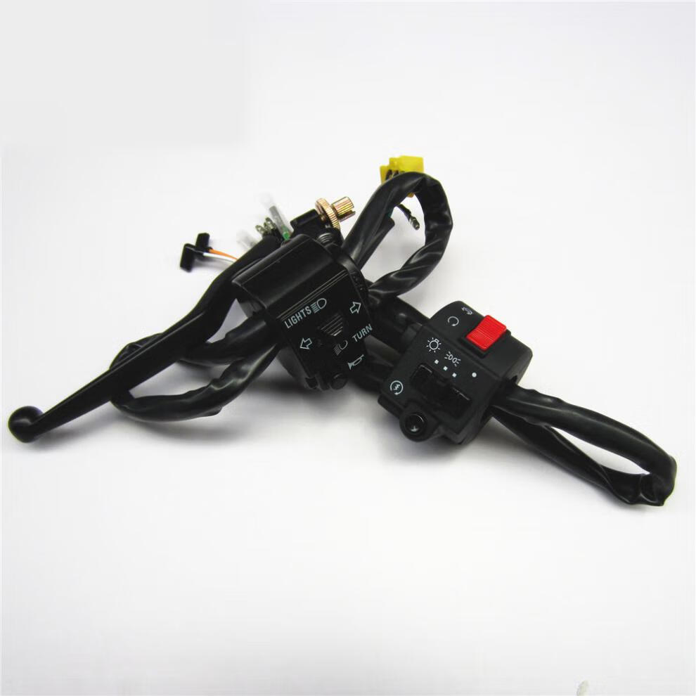 适用于铃木锐爽钻豹摩托车hj125k右点火开关en125-2左手把开关 手把