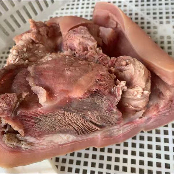 利妙财风新鲜黄牛牛头肉 全熟牛脸肉 清水加工 原味 本地黄牛牛脸搜