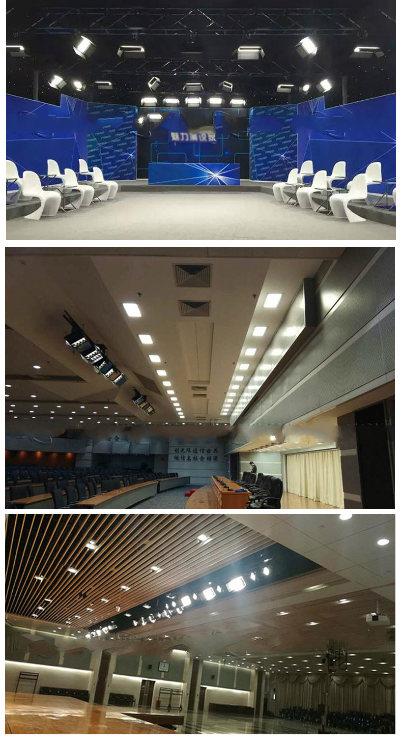 锐七200wled大功率v口会议演播室摄影直播补光平板柔光灯带dmx512