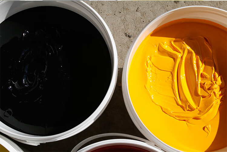 华蕴10公斤大桶装丙烯颜料墙绘手绘外墙假山涂鸦彩绘丙烯颜料 生褐 单