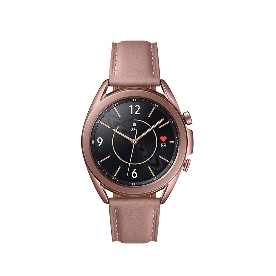三星samsunggalaxywatch3智能手表蓝牙版41mm玫瑰金色银色轻便银色