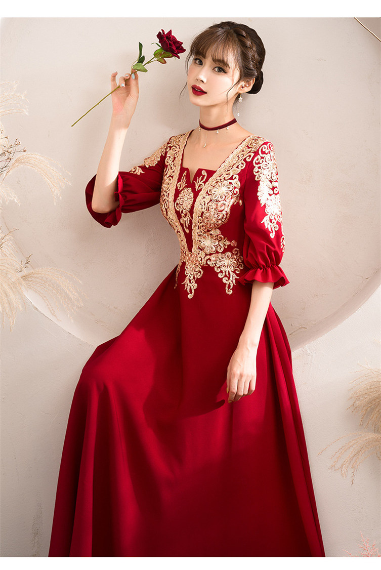 大码秀禾服新娘礼服200斤胖mm女240斤婚礼结婚敬酒服回门服订婚连衣裙