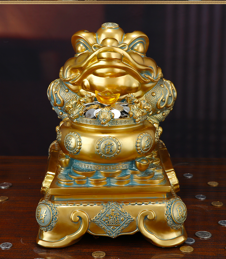 办公室装饰品摆件创意总经理办公室摆件金蟾摆件金蝉蟾蜍家居办公室