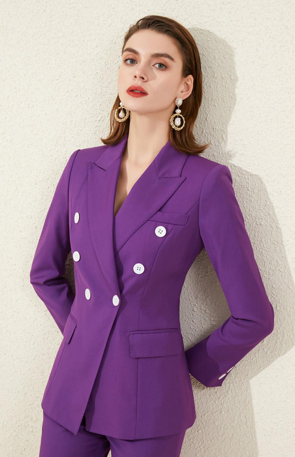 西装-紫色 s【图片 价格 品牌 报价】-京东