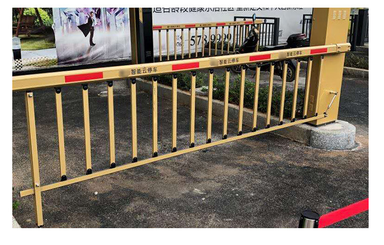 智能智慧云停车八角道闸栏杆道闸杆栅栏杆防砸小区挡车杆曲杆连接件