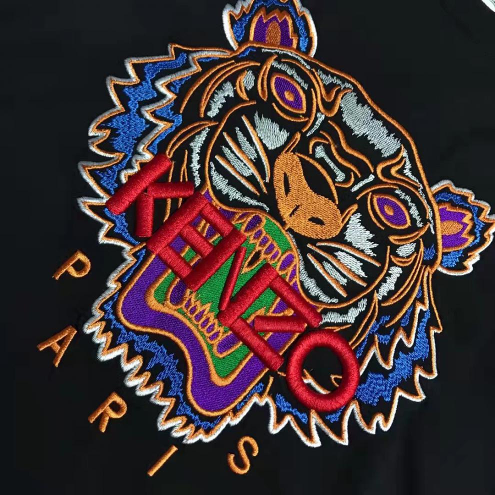 虎头图案的衣服带老虎图案男装短袖虎年t恤2022夏季半袖纯棉男女老虎