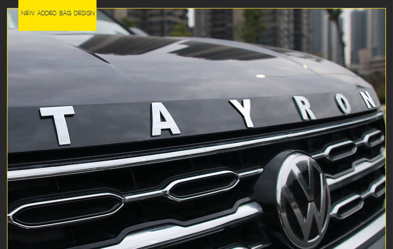 大众探岳改装车头标大众探岳专用字母金属标志升级外饰机盖前车标 没