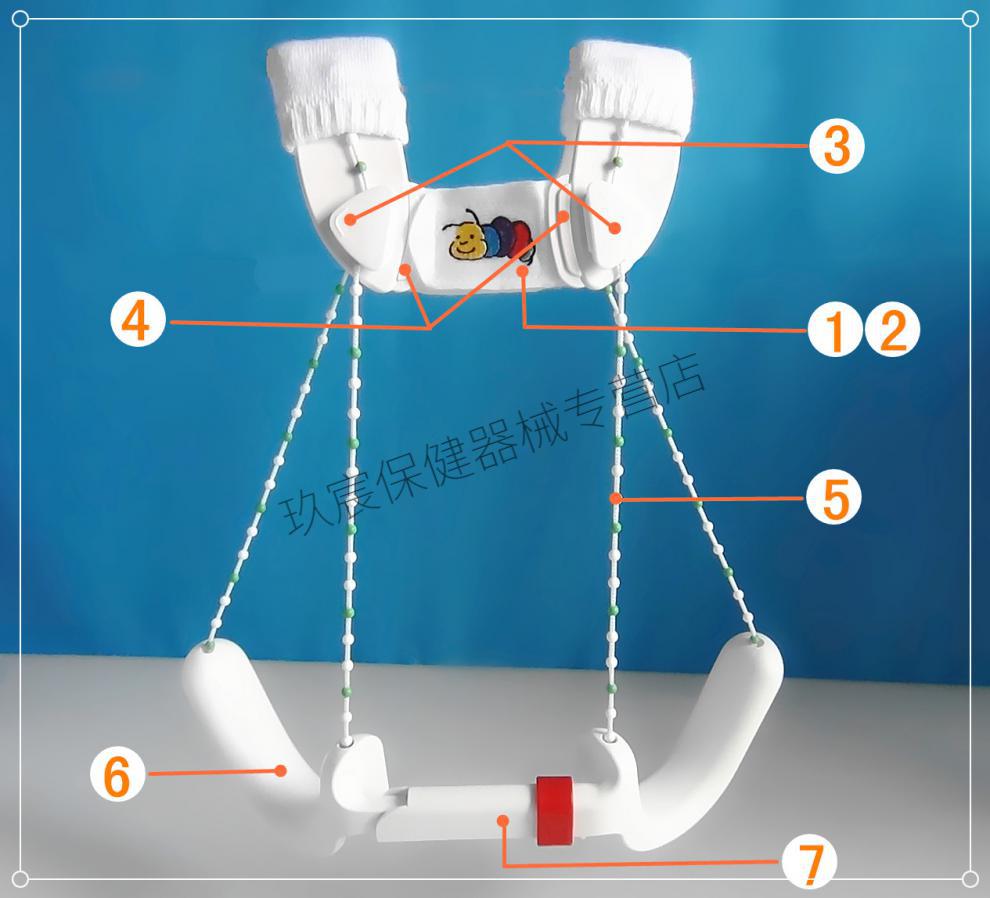 嬰兒髖關節固定支具發育不良矯形器蛙式外展支架寶寶髖護具 國產髖