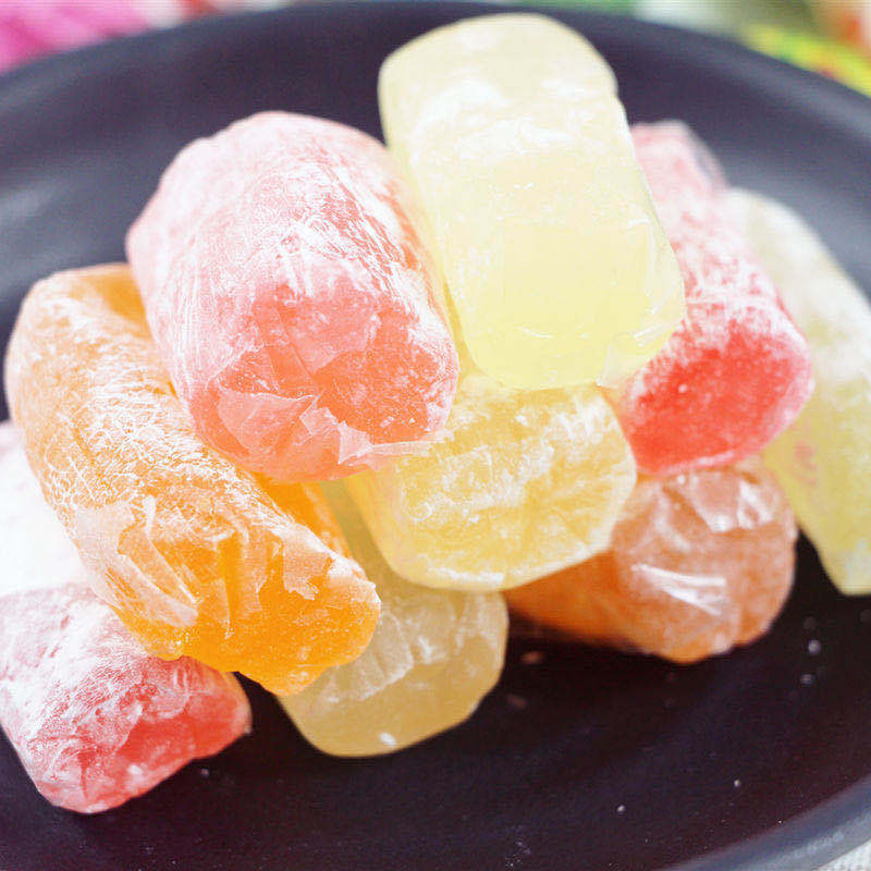 山东高粱饴软糖拉丝怀旧老式水果糖多种口味糖果批发五斤混合