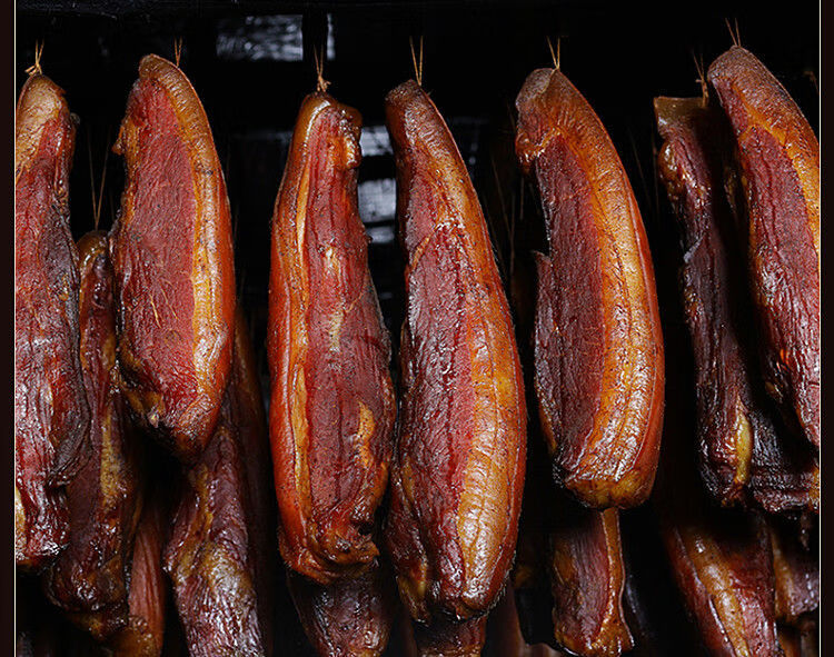 农家湘西老腊肉湖南特产土猪风干腊肉正宗柴火烟熏肉咸肉腌肉 250g