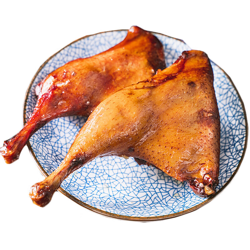 腊鸭腿4只装 农家自制烟熏风干咸鸭边腿湖南腊肉传统腌鸭腿腊鸭720g