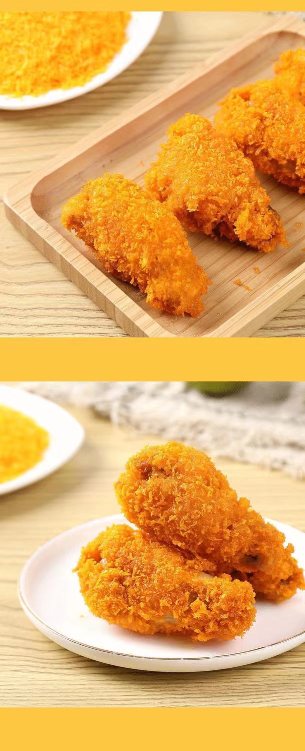 面包糠家用商用金黄色炸鸡排脆皮肯德基炸鸡腿面包屑香酥炸香蕉糠 糠