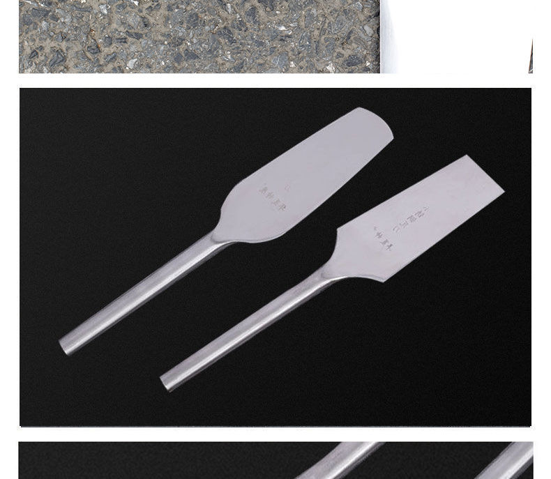 砖刀不锈钢砖刀一体手工锻打砖刀泥刀瓦刀不锈钢灰刀弹簧钢单面双面刀