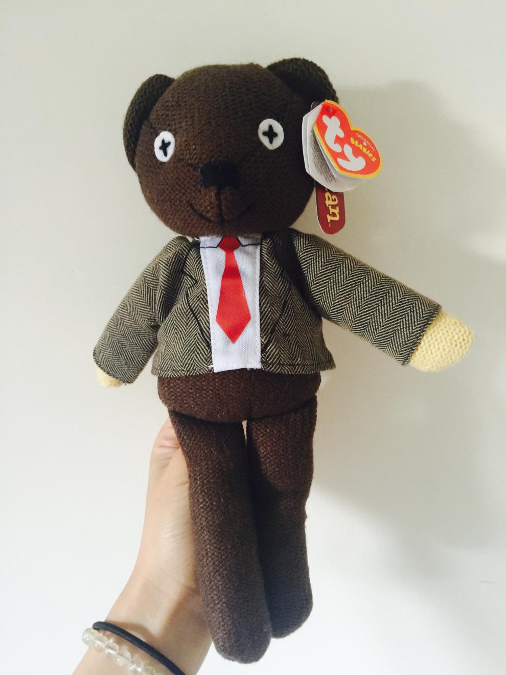 憨豆先生泰迪熊 mrbeanteddybear憨豆先生泰迪熊公仔布偶玩具周九良款