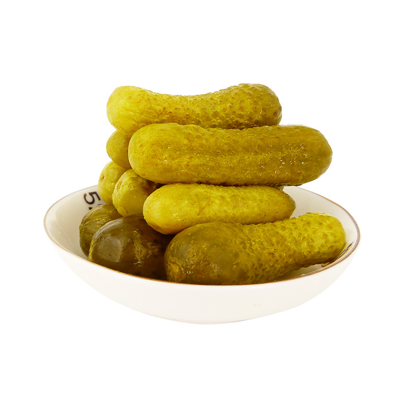 俄罗斯风味酸黄瓜好吃解腻西餐下酒菜即食下饭菜 俄式酸黄瓜500g*2瓶