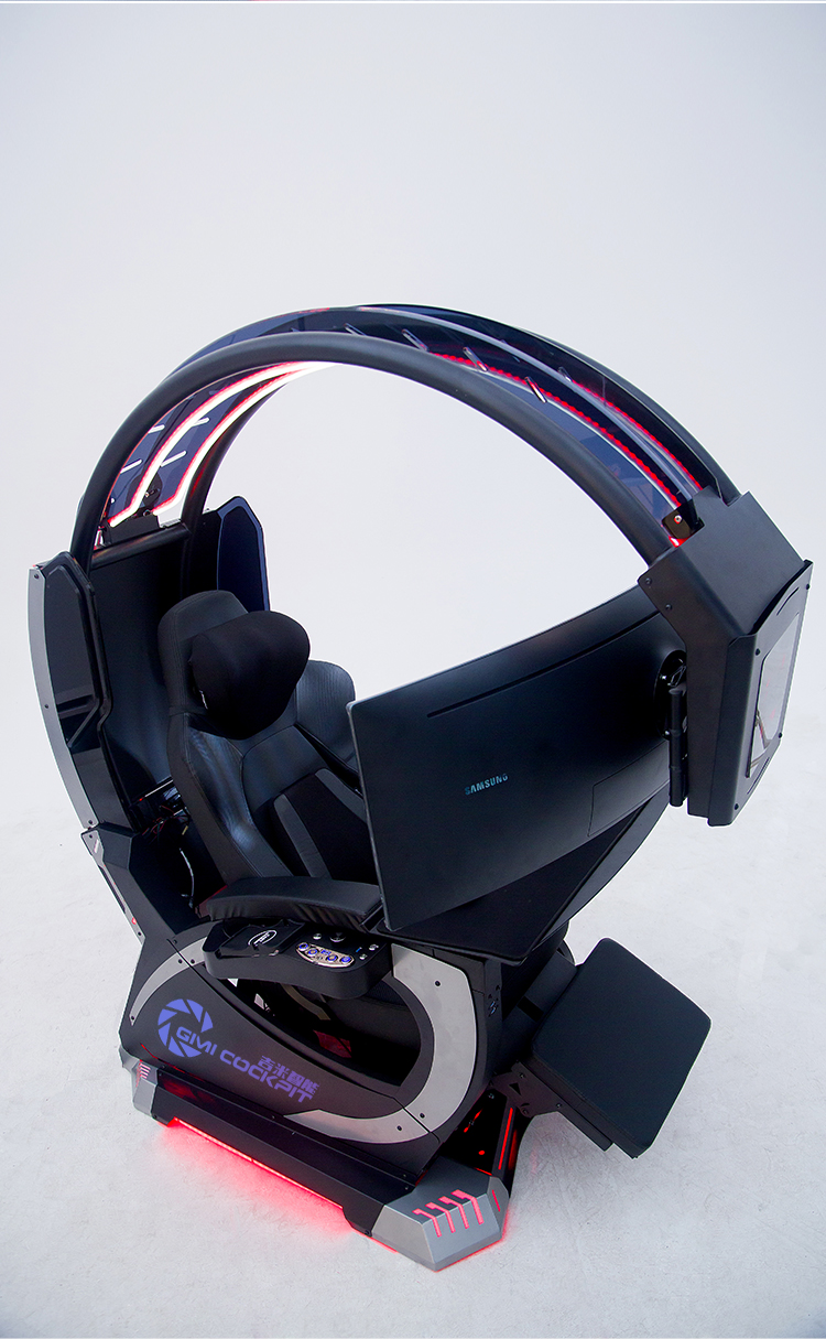 珑凰 电竞太空舱吉米一体式零重力电脑座舱家用办公坐仓游戏沙发 骑士